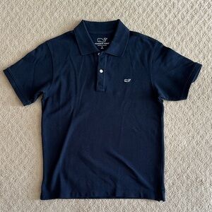 Vineyard Vines Boy’s Polo Shirt - Navy Blue Size Small